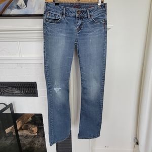 Women’s Slim Straight Blue Jeans